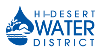 Hi Desert Water District Homepage