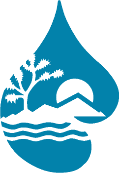 Water Drop with Joshua Tree and Sun Sillouette (BMP)